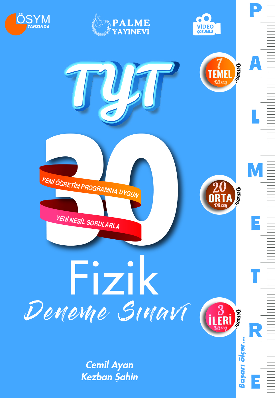 TYT Palmetre Fizik 30'Lu Deneme Sınavı kapak görseli